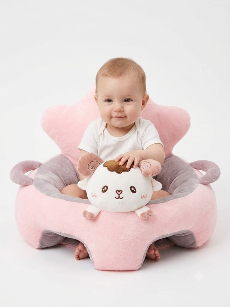 Cojín Asiento de Peluche para Bebe