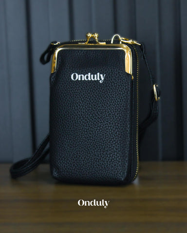 Bolso Onduly Cuero - Negro