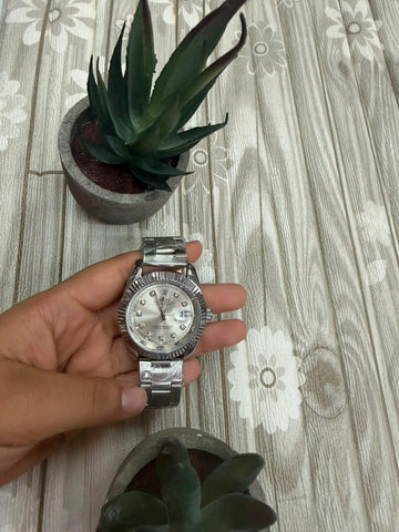 Reloj Rolex Diamentes Cuadraditos