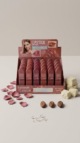 Labial Matte Tonos Nude Surtidos - lifestyle pétalos
