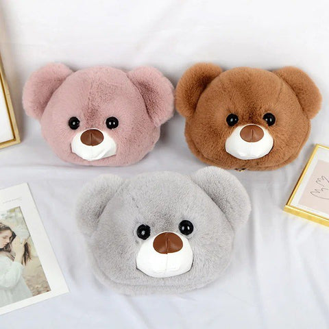Bolso Peluche Normal - 3 colores