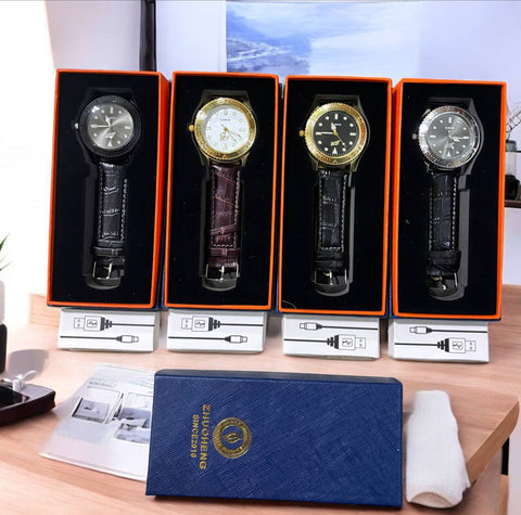 Reloj Encendedor Eléctrico – 4 variantes en caja Zuoheng