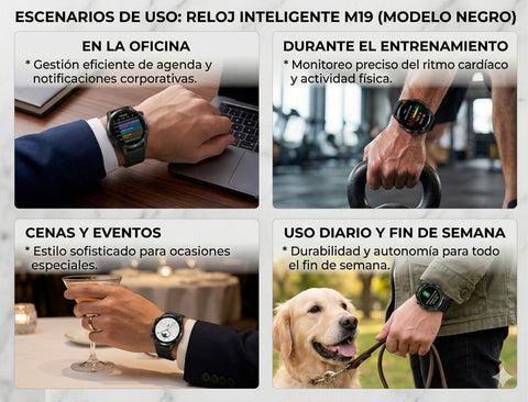 Smart Watch M19 – escenarios de uso