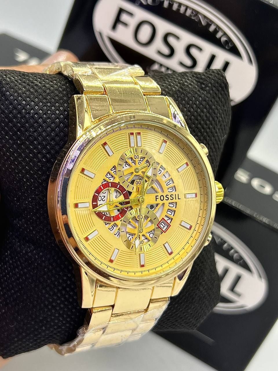 Reloj Fossil Hombre Dorado – esfera dorada