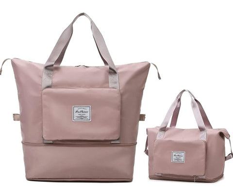 Bolso De Viaje Expandible - rosa