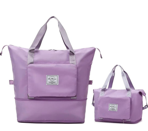 Bolso De Viaje Expandible - lila